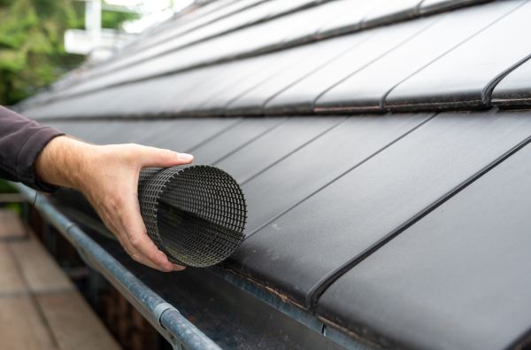 Gutter Mesh Installation in Bear